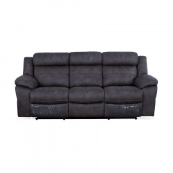 Theo 3 Seater Recliner Grey